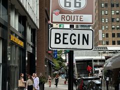 -66号公路起点牌