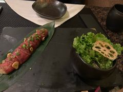 和风薄切生牛肉沙拉-花隐日式怀石料理(万象城购物中心店)