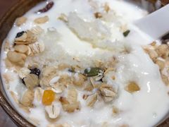 自制蜜豆燕麦酸奶-老兰家传统烧烤炒菜泡馍(小南门店)