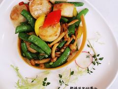 碧绿菌皇炒带子-喜粤8号(四海唐人街店)