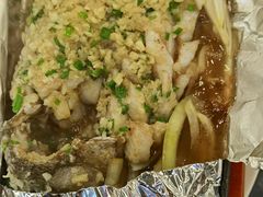 铁板蒜香鲈鱼-西江美食舫·江西菜(健德桥店)