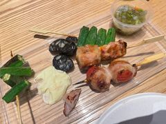烤秋葵-人间酒暖·Go blanc·烧鸟·深夜食堂(陆家嘴店)
