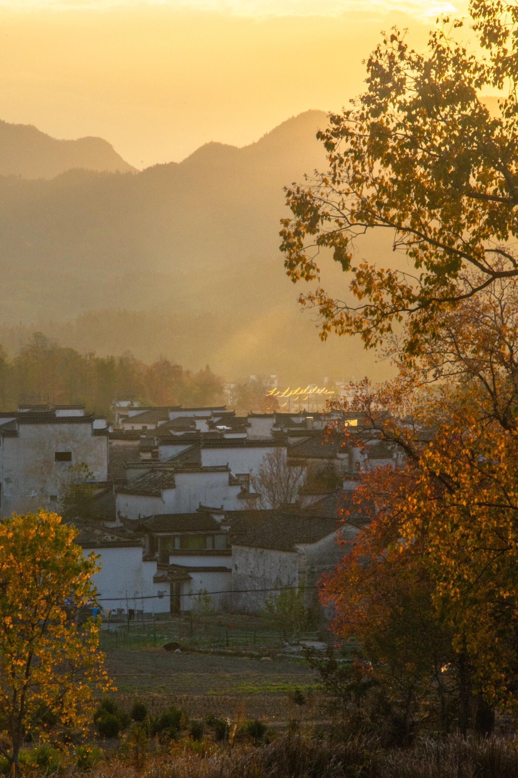 赏秋首选,皖南秋景在和国内基本没有平替