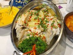 椒柠蒸鲈鱼-荷花泰菜(东方新天地店)