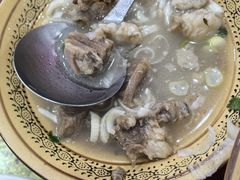 -陕北农家小吃风干羊肉剁荞面