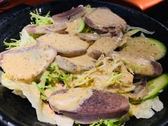 牛舌沙拉-大浪炭火鲜牛肉·酒场(竹禅街店)