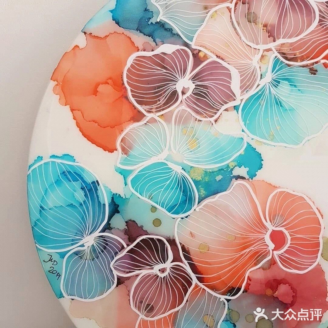 自己也可以画的墙绘装饰画