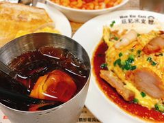 虾仁叉烧双拼滑蛋饭-旺记冰室(九龙中心大厦店)