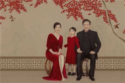 -时光纪亲子全家福照相馆(静安店母女写真父母纪念照)