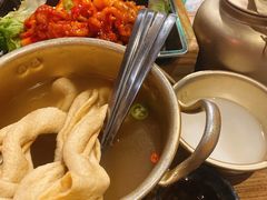 海鲜鱼饼汤-冰川延边料理·炭烤串(原小木屋店)