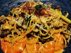 芝士蘑菇鲜虾意大利面-BE BRIGHT KITCHEN(正佳广场店)