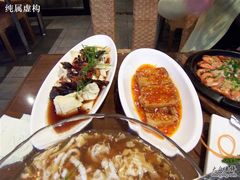 腊肉炒千张，臭豆腐，铁板虾-外婆家(杭州马塍店·杭帮菜名店)