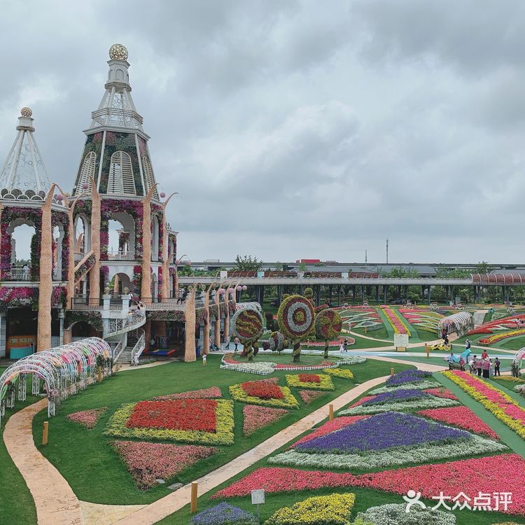 打卡奇迹花园，我老公说很山寨，主要就是城堡和花海