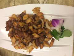 馕丁炒烤肉/份-楼兰印象(朝外店)