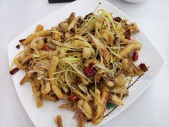 干煸鱿鱼-北戴河庆山饭店·海鲜砂锅粥(北戴河黑石路店)
