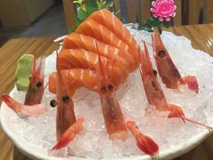 三文鱼甜虾拼盘-林妈妈村·日式料理(宝山龙湖天街店)