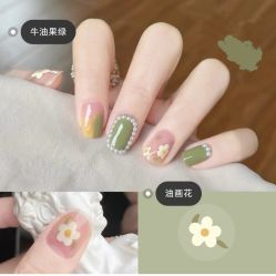 -孔雀手美甲美睫护理