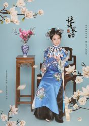 -后宫·古装汉服京剧儿童亲子全家福摄影