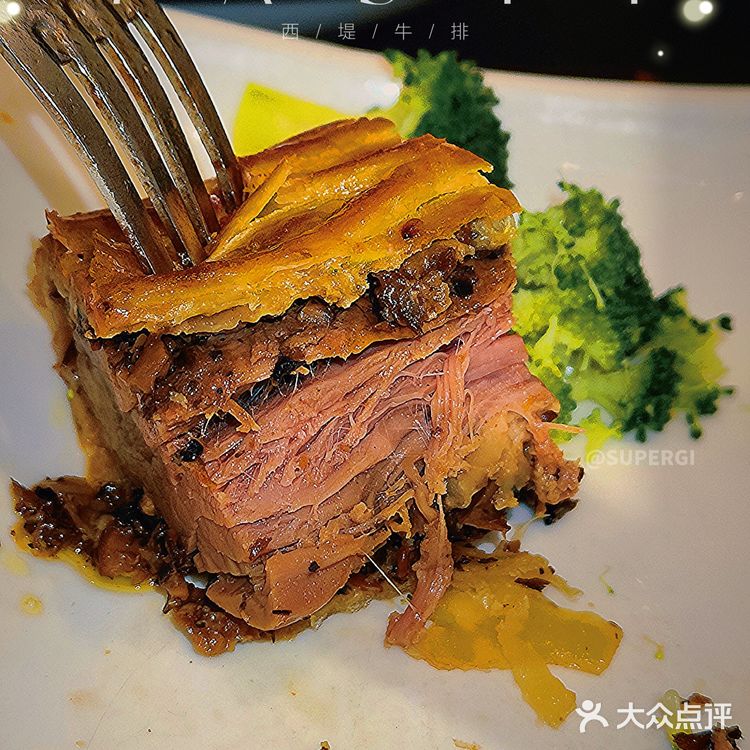 广州老牌精致西餐厅🌹西堤上新威灵顿牛排