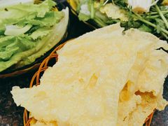 炸腐竹-山珍鲜牛肉火锅本地老字号(汕中老店)