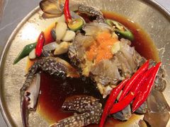 -草家酱蟹炭火烤肉店(珲春南路一店)