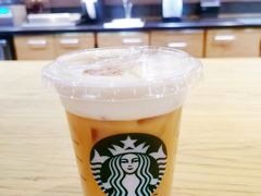 焦糖慕斯燕麦拿铁-星巴克(天津SM城市广场店)
