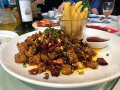 经典辣子鸡配大薯条-眉州东坡(通州店)