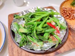 铁板虾酱芥兰-清晖小苑•顺德地方菜(壹海城店)