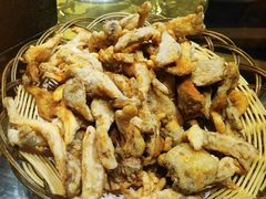 干炸鲜蘑-老阿妈蒙古村·蒙古包·草原文化·歌舞表演(老君堂店)