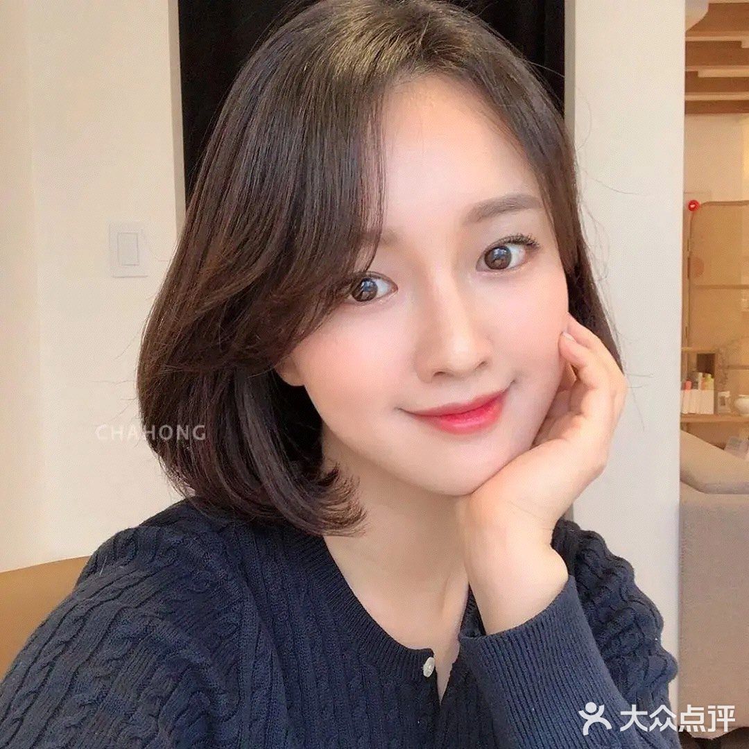 万年不败的C字卷短发,已经成为韩系定番短发了!