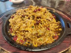 铁板酸菜五花肉-粗粮人家·东北菜(洋桥店)