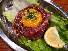 凉拌生牛肉-大阪烧肉BAKA一代(十亩地店)