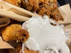 炸鸡翅一半一半-富乐满韩国正宗炸鸡韩国料理(虹泉路店)