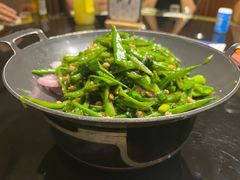 干锅四季豆-东门头·江鲜小馆(新天地店)