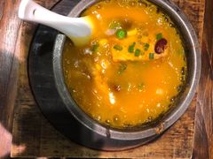 石锅金瓜手工豆腐-铁道茶苑.色稷餐厅(莲花南路店)