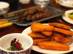 炸窝头-玫瑰红烤羊排(北新桥三条店)