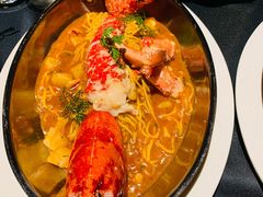 蓝龙虾手工意大利面-wann lounge 低温慢煮牛排·清吧