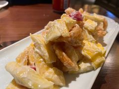 芒果虾球沙拉-成都娃娃花园餐厅 (南艺旗舰店)