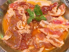 厚切黑五花肉-又见炊烟炭火烤肉(五一新村店)
