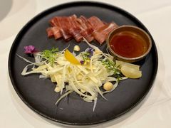 三年金钱火腿配大理手撕乳扇-泓0871臻选云南菜·味庄