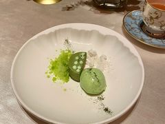 抹茶轻乳酪-北京古城老院厉晓麟精致菜