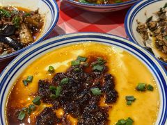 虾仔酱蒸芙蓉蛋-荆九爷爆炒桥头三嫩(浙大店)