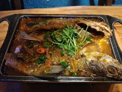 湘味草鱼-路边摊小炉子烧烤