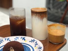 红豆沙拿铁-Line 咖啡(石厦花园店)