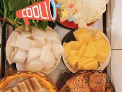 涮菜-洞庭洲·防空洞火锅·铜锅涮肉·烧烤(新百广场店)