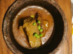 羊肚菌烧黑豆腐-无味舒食(思南公馆店)