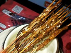 烤鸭肠-老表记广西宵夜螺蛳鸭脚煲(西大店)