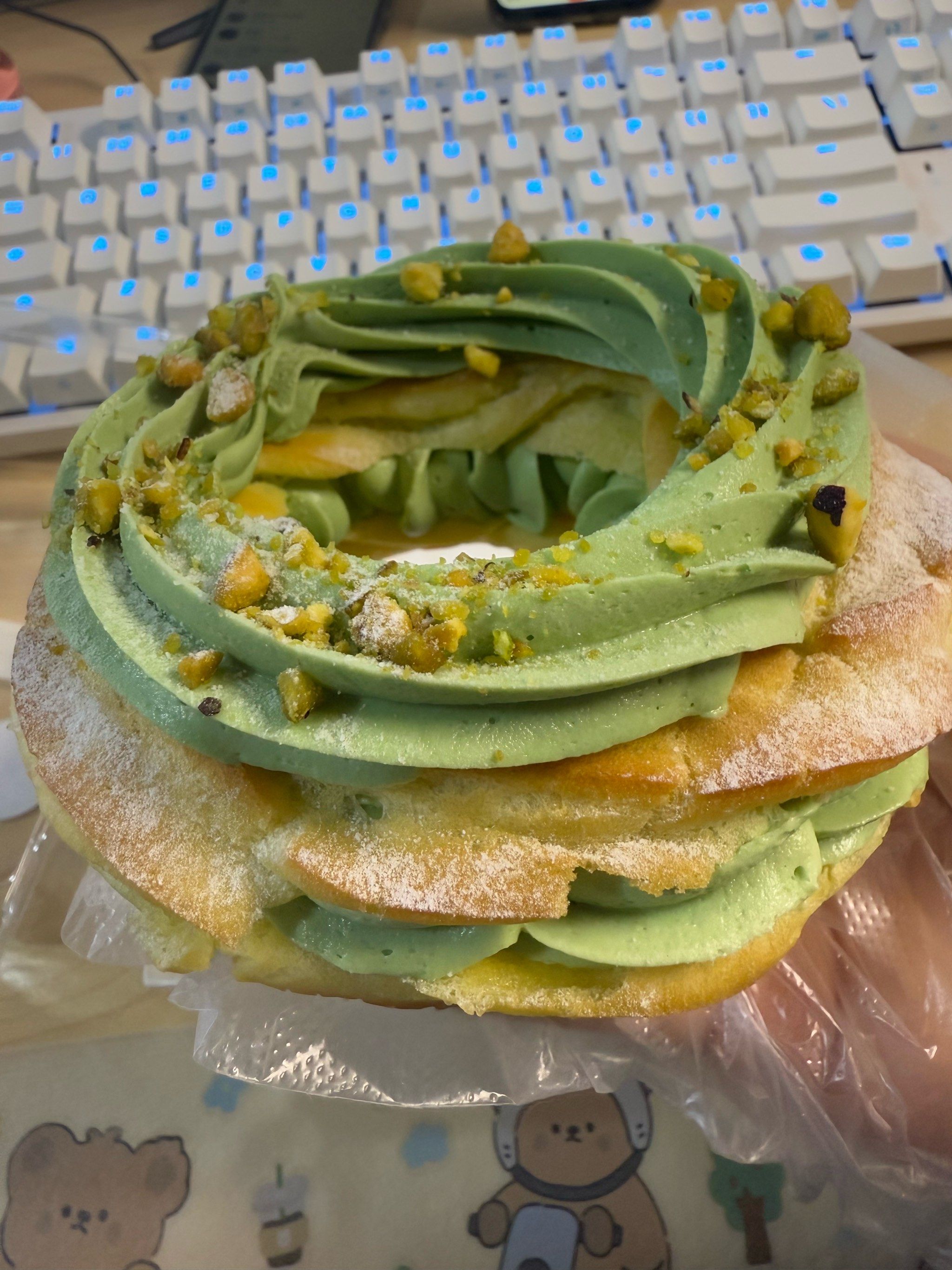 开心果大泡芙太太好吃了