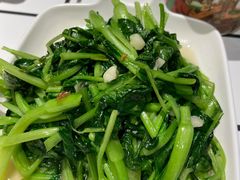 清炒鸡毛菜-清真·老金烧烤(舜华南路店)