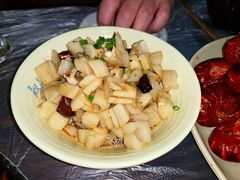 凉拌藕丁-靓靓蒸虾(中山公园店)